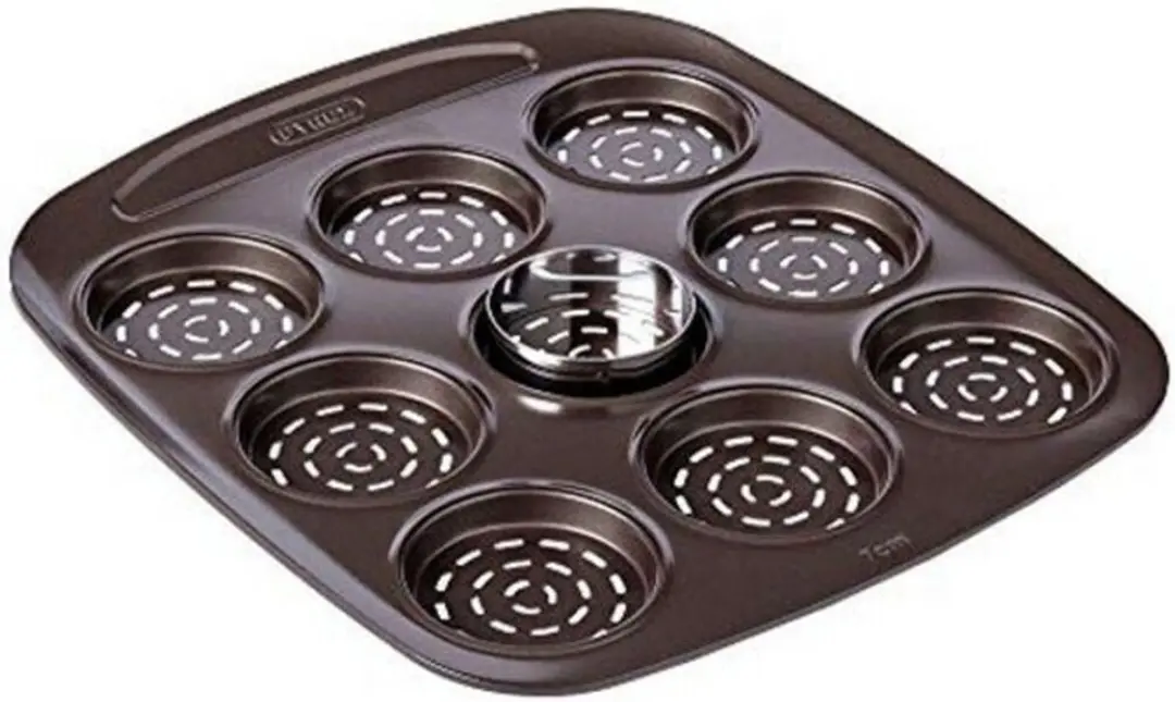 PYREX Bakplaat Mini Pizza's 3426470275439 - Bruin