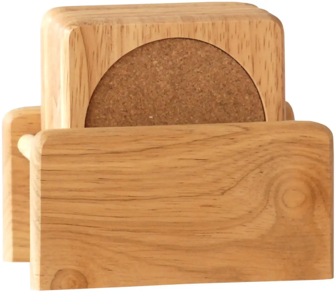 Cosy&Trendy Glazenonderzetters Houten Set 24 Stuks
