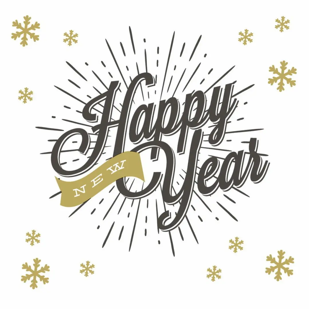 Duni Servetten Happy New Year 20x
