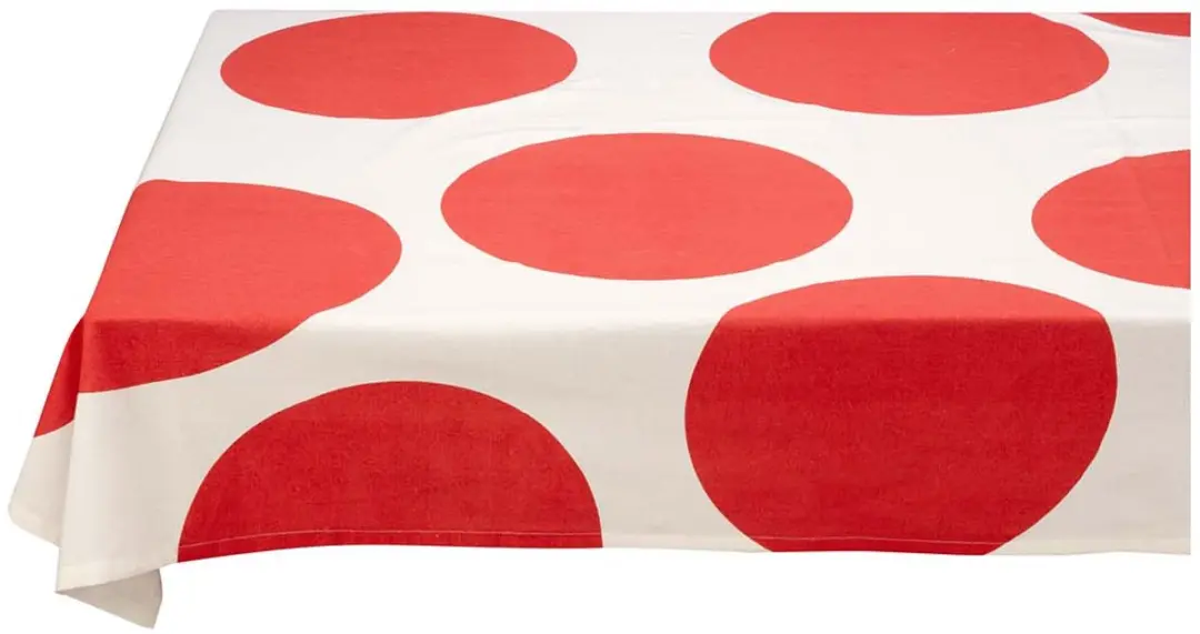 vtwonen Tafelkleed Stippen Rood 150x250cm