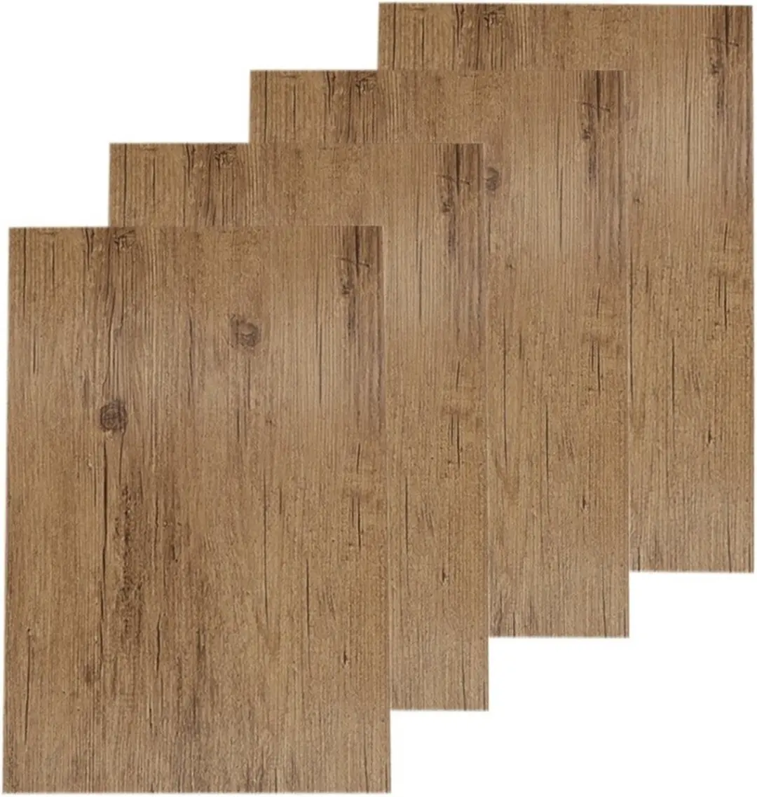 Cosy&Trendy Tafel Placemat Houtprint - 4 Stuks 45x30cm