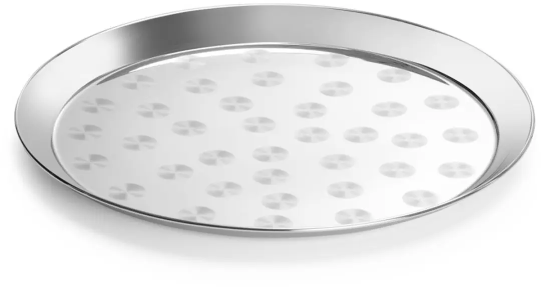 Hendi Serveerplateau Roestvast Staal 36cm - Zilverkleur