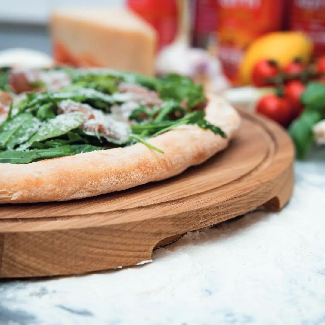 Boska Pizzaplank Friends L - Eikenhout Ø 34cm