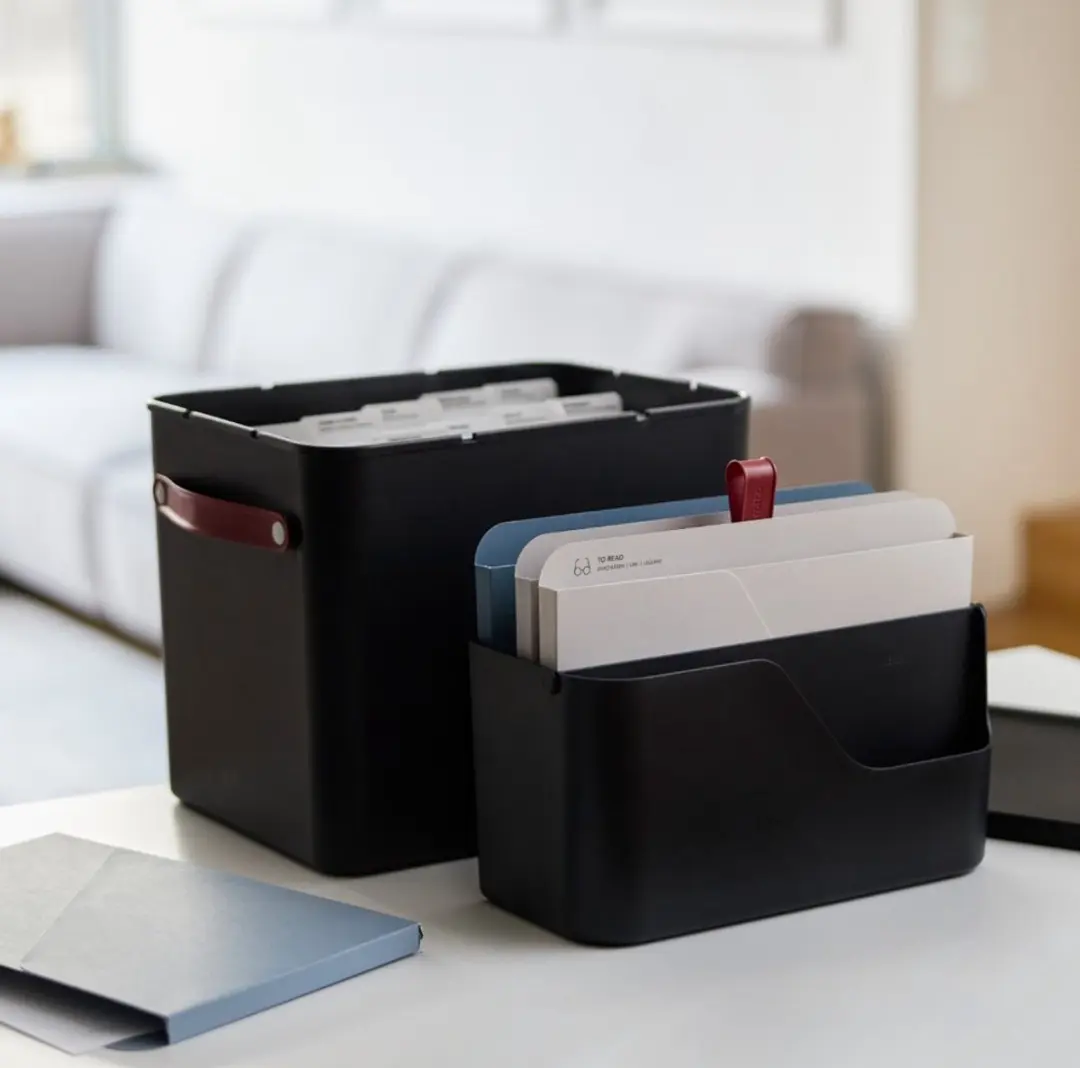 Rotho My Paper Organizer A4 - 2-delig Zwart/Blauw