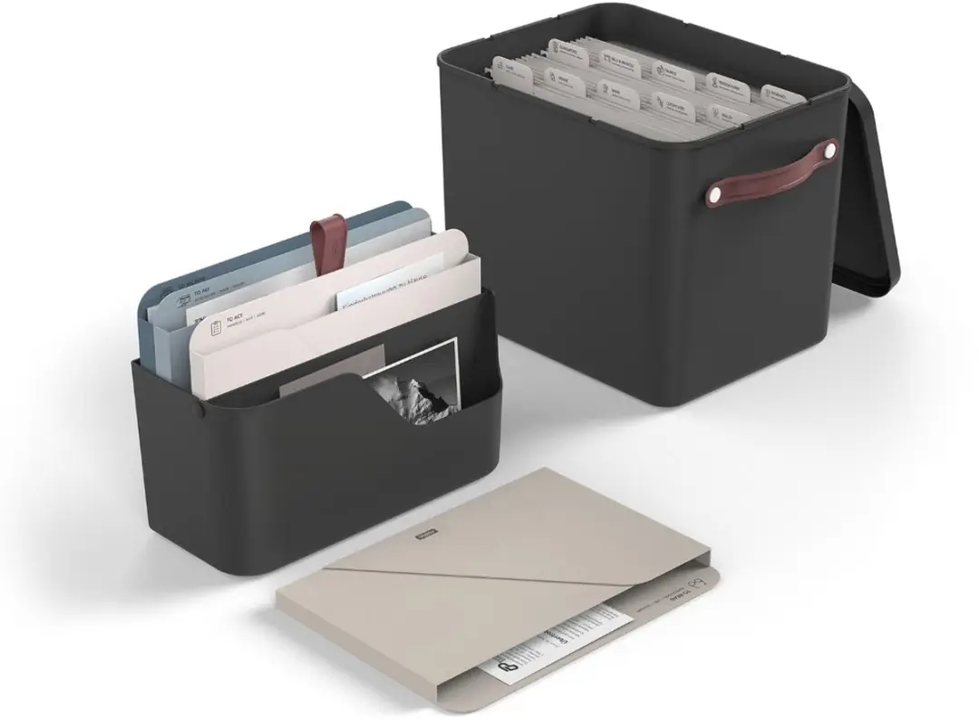 Rotho My Paper Organizer A4 - 2-delig Zwart/Blauw
