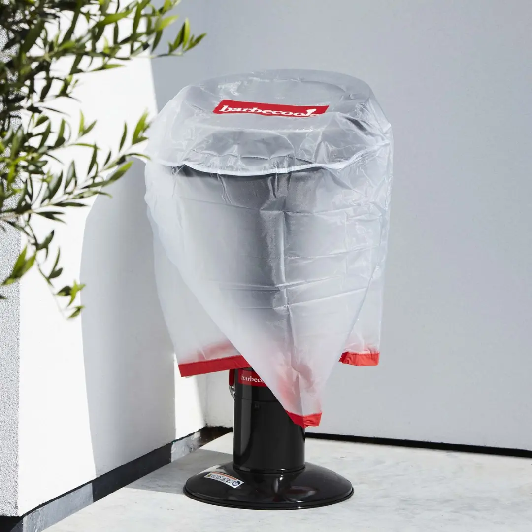 Barbecook Houtskoolbarbecue Hoes - Ø65cm H60cm - Wit