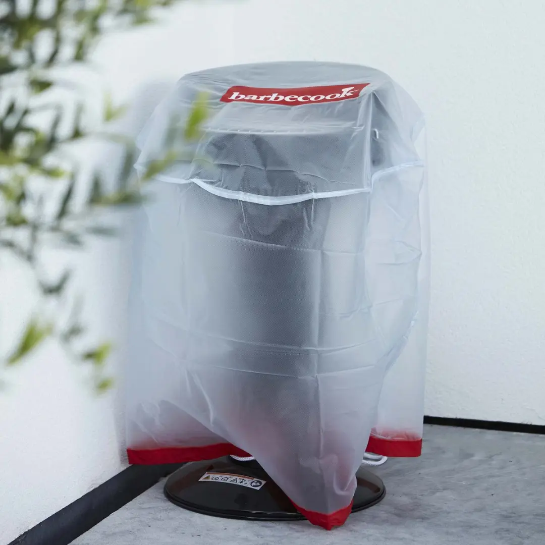 Barbecook Houtskoolbarbecue Hoes - Ø65cm H60cm - Wit