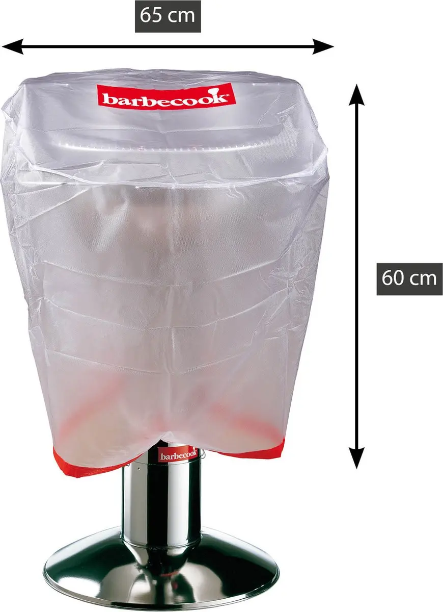 Barbecook Houtskoolbarbecue Hoes - Ø65cm H60cm - Wit