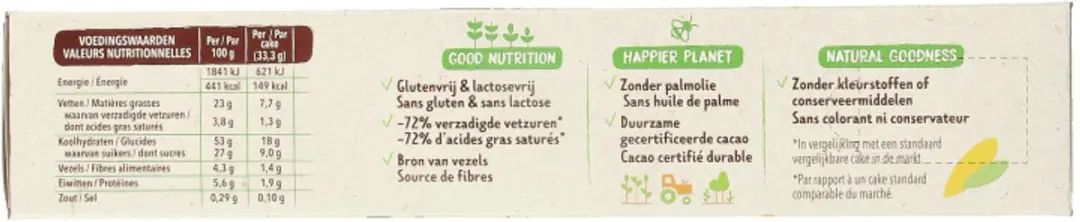 Cereal Mini Cakes Marmer Glutenvrij & Lactosevrij 200g
