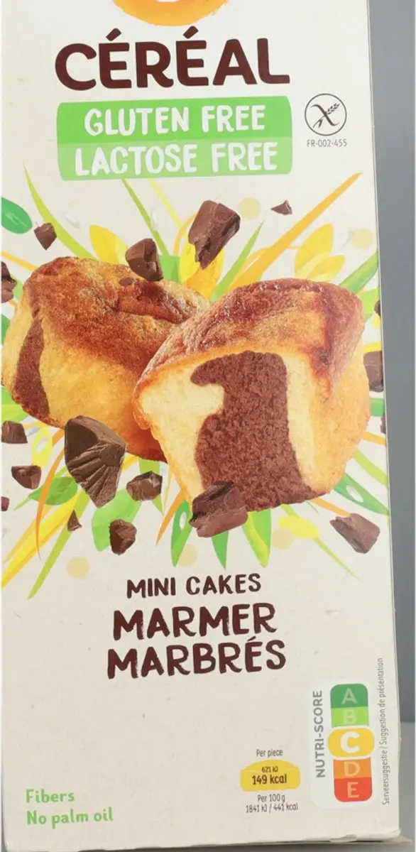 Cereal Mini Cakes Marmer Glutenvrij & Lactosevrij 200g