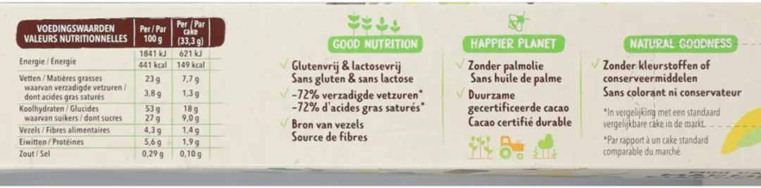 Cereal Mini Cakes Marmer Glutenvrij & Lactosevrij 200g