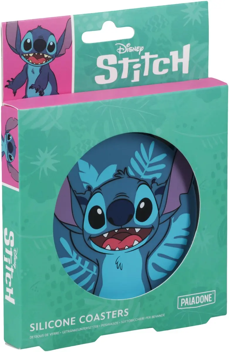 Paladone Disney Stitch Onderzetters - 4 Stuks - Blauw