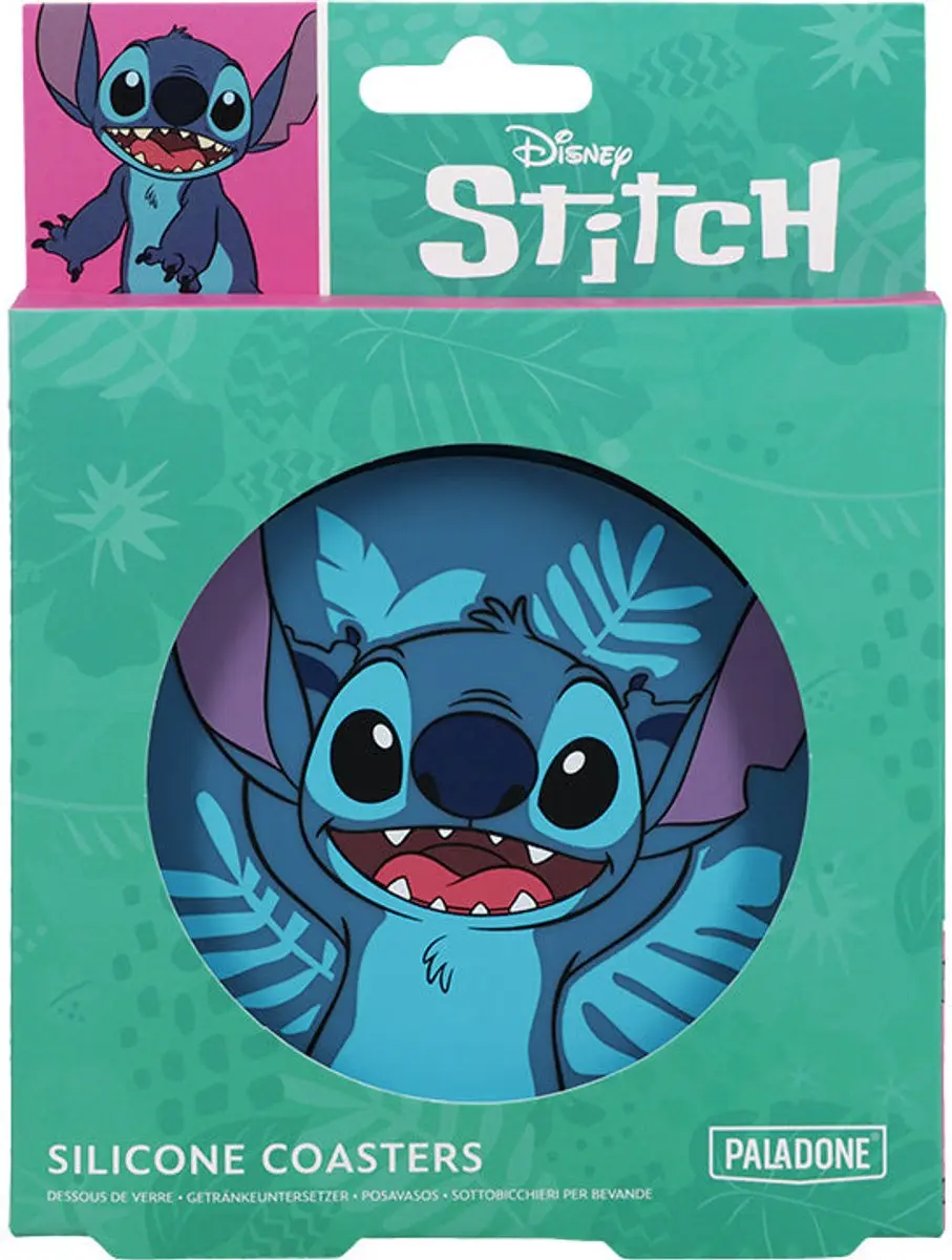 Paladone Disney Stitch Onderzetters - 4 Stuks - Blauw