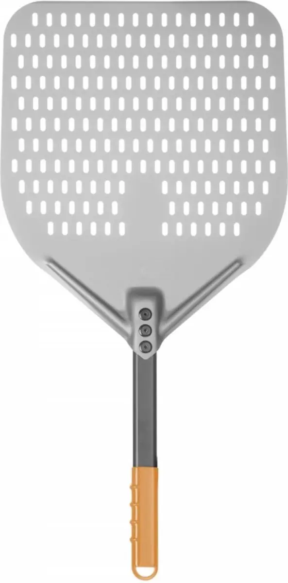 HENDI Vierkante Geperforeerde Pizzaschep 350x710mm - Geanodiseerd Aluminium