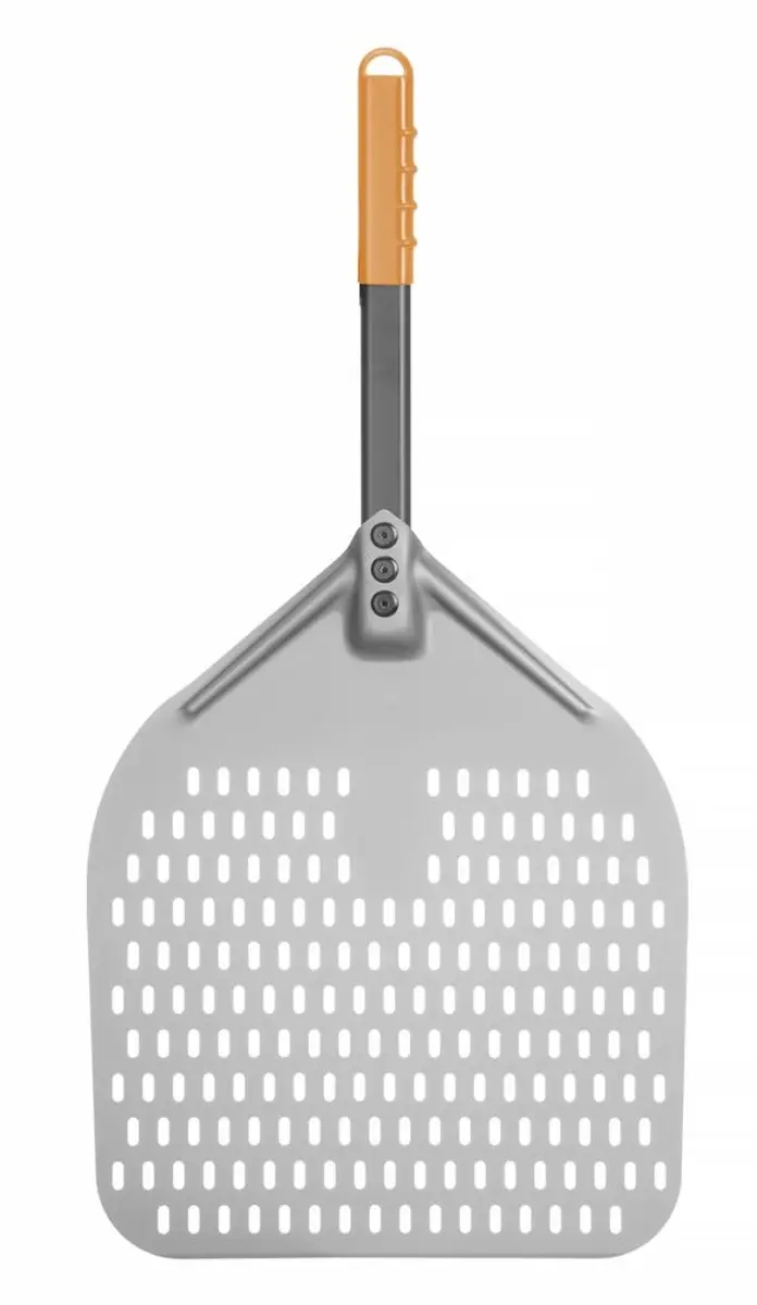 HENDI Vierkante Geperforeerde Pizzaschep 350x710mm - Geanodiseerd Aluminium