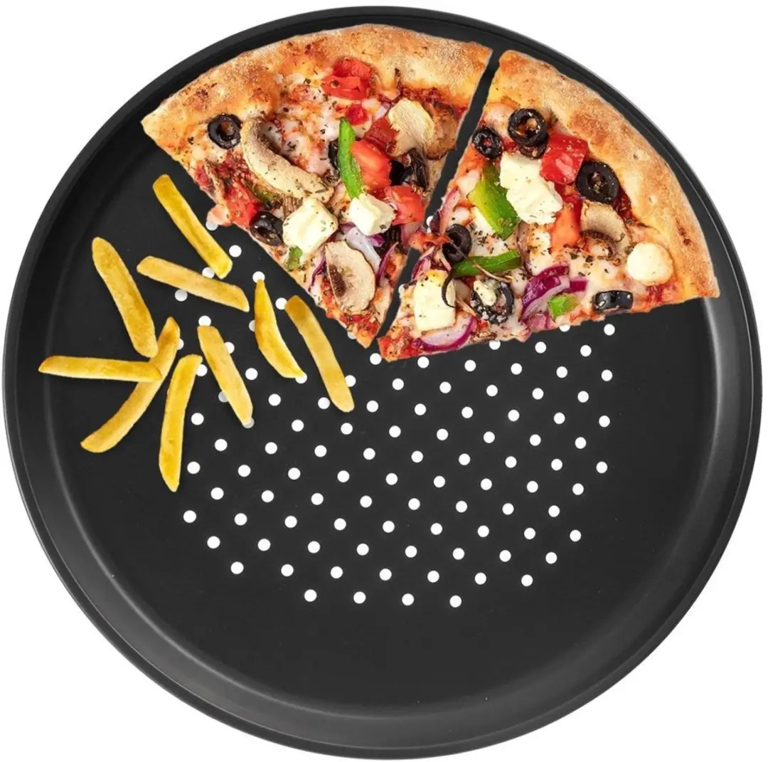 Orion Pizzaplaat Geperforeerd 32cm