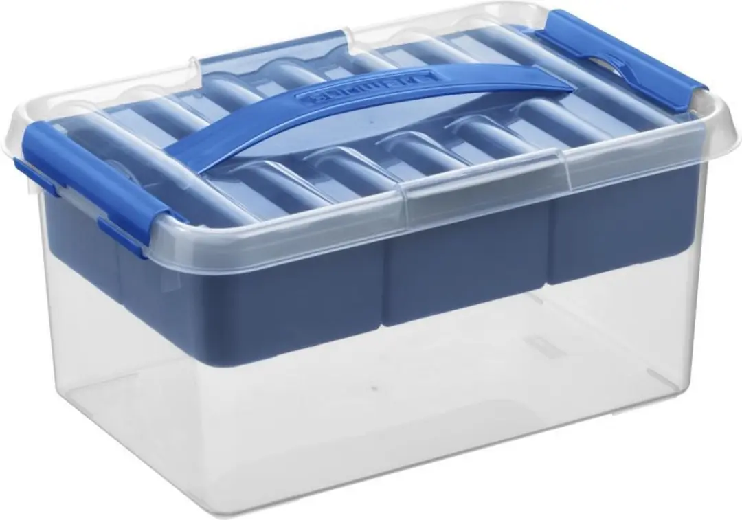 Sunware Q-line opbergbox met inzet 6L