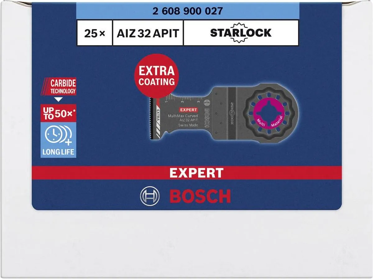 Bosch EXPERT Starlock AIZ 32 APIT Zaagblad - Multimateriaal - 32mm - afbeelding 4 van 6