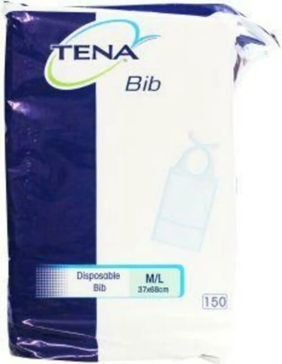 TENA Servetten 37x68cm - 2 lagen - 10cm Ø - Wit
