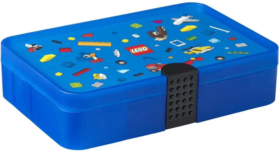 Lego - Sorteerbox Transparant Blauw - Kunststof - Blauw