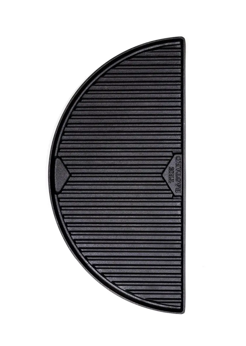 The Bastard BB554 Cast Iron Half Moon Griddle - Zwart
