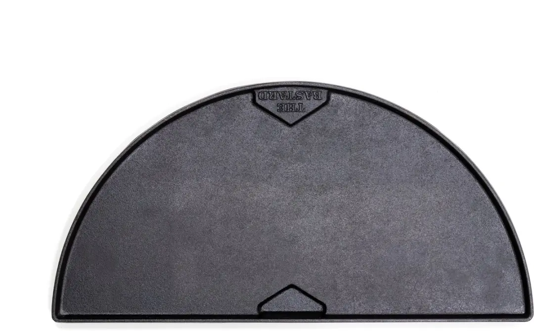 The Bastard BB554 Cast Iron Half Moon Griddle - Zwart