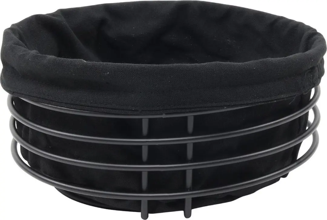 Svenska Living Broodmanden Set - 2 Stuks - 23 cm - Zwart/Grijs