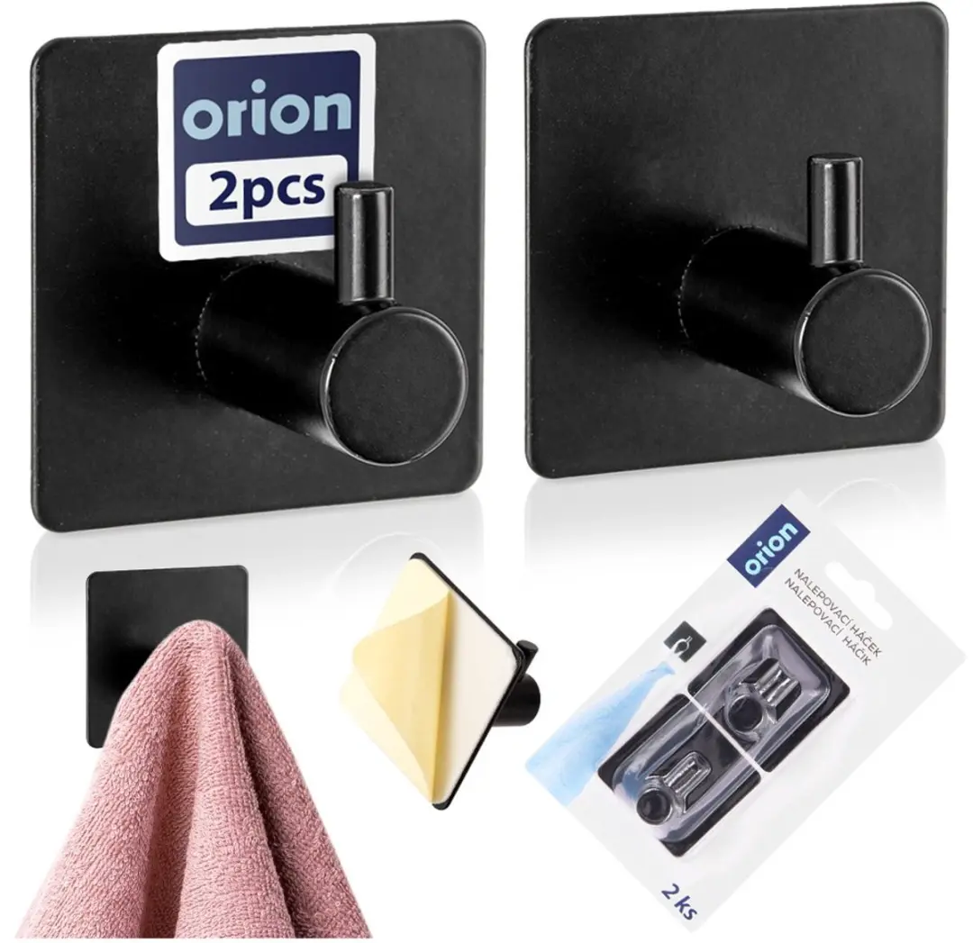 Orion Radka - Zelfklevende haken - Metaal - Zonder boren - Universeel