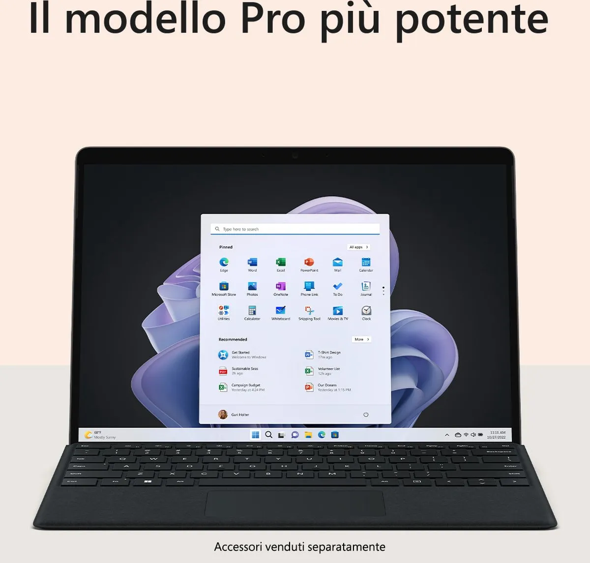 Microsoft Surface Pro 9 i5 256GB - 13 inch Zwart