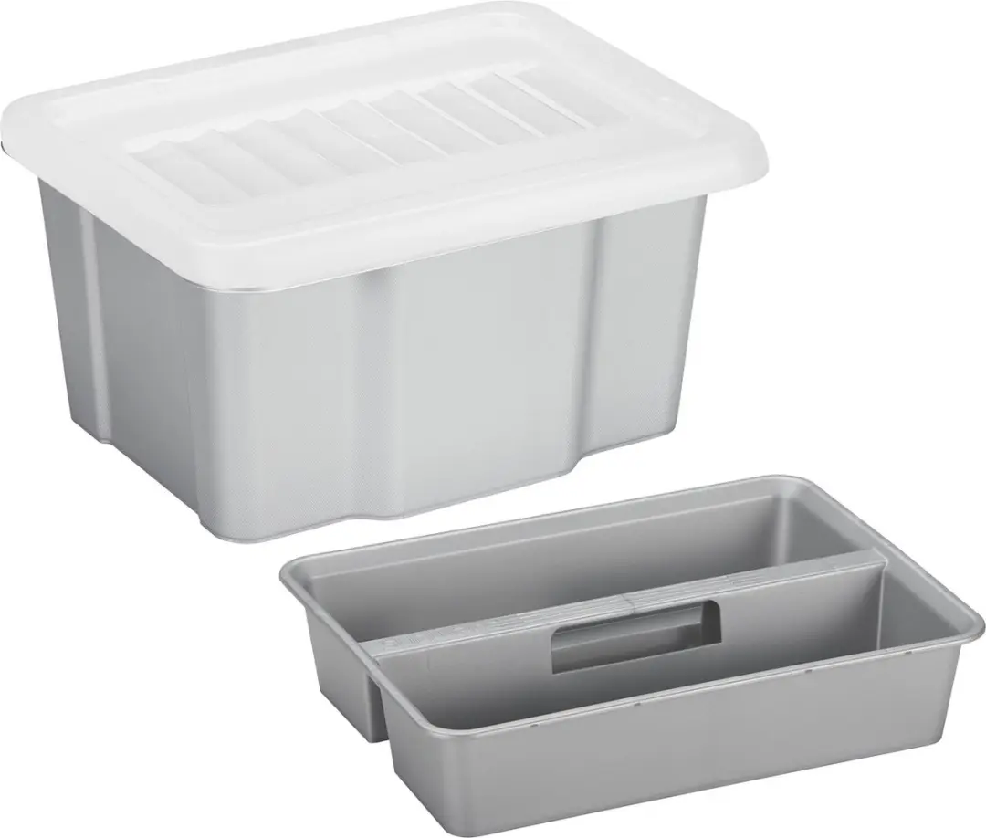 Sunware Opslagbox 24L Lichtgrijs