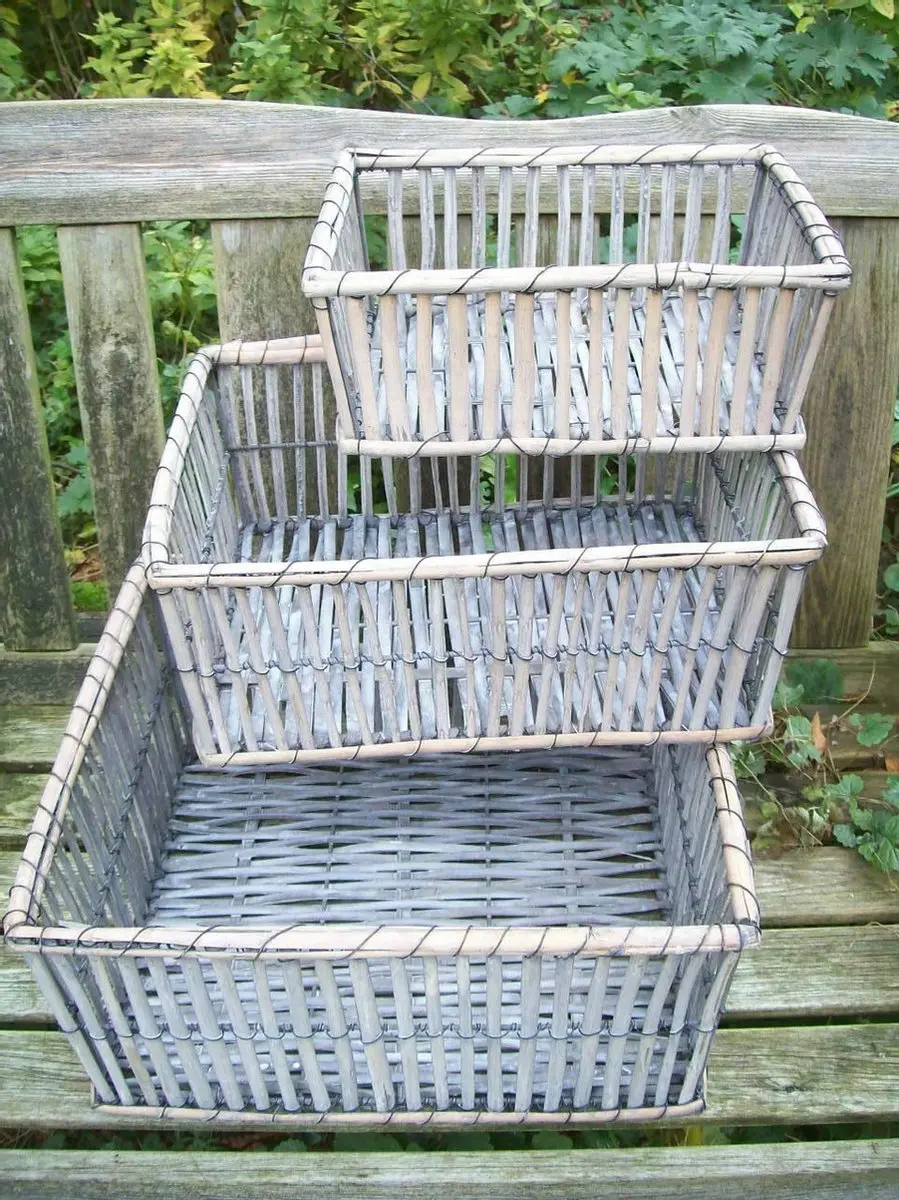 Mandenset - House Doctor design - Nest 3 bamboe-manden