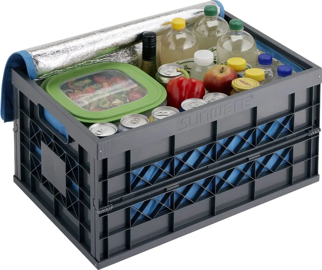 Sunware Square Vouwkrat 45L - Zwart