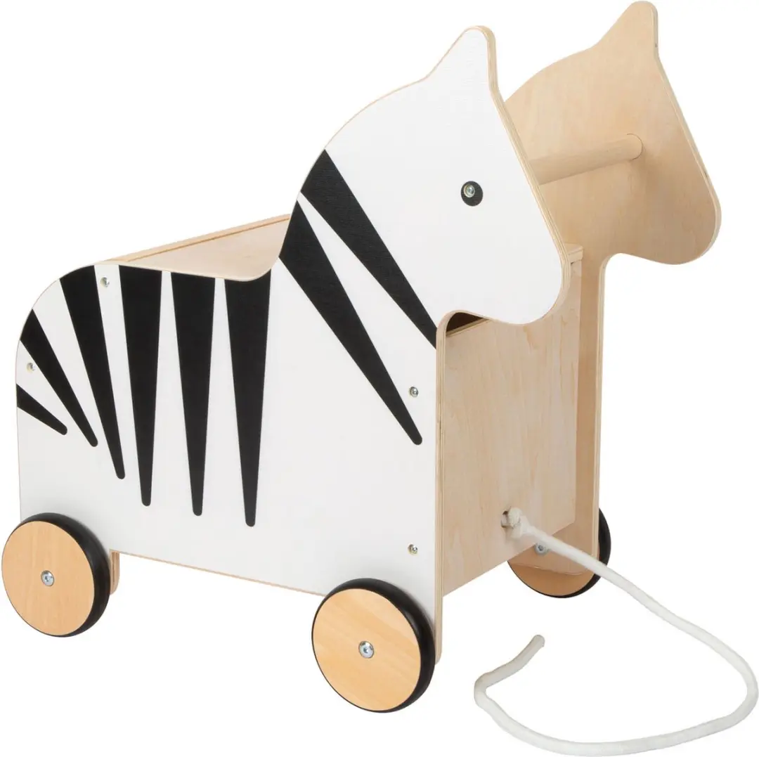 Small Foot Houten Speelgoedbox Zebra Wildlife