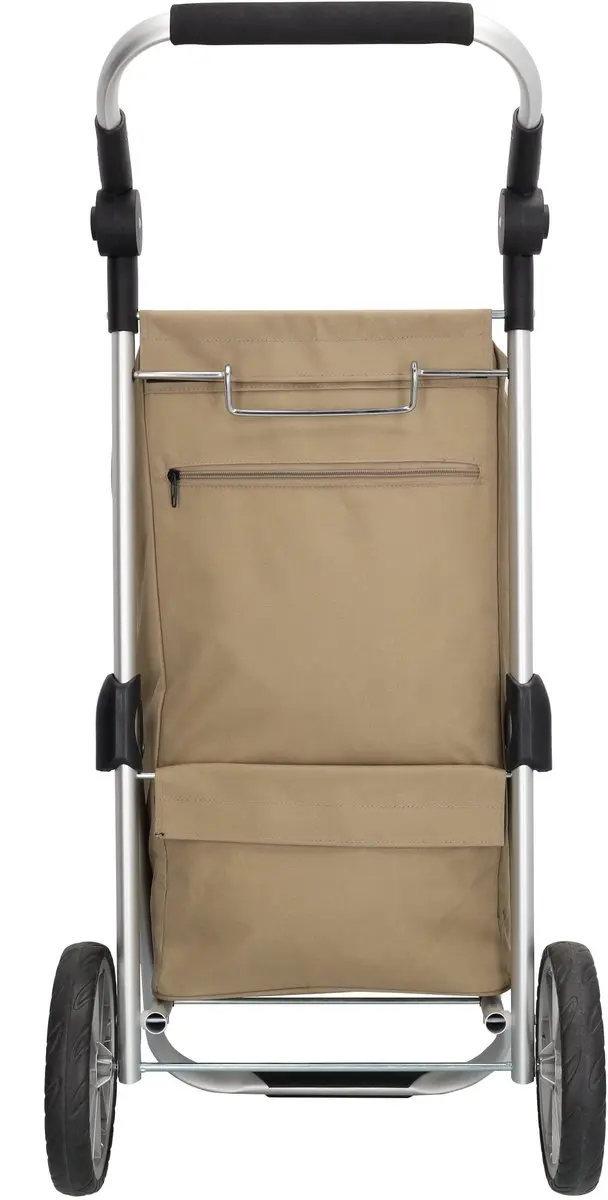 Beagles Alberic Boodschappen Trolley 41.5L - Taupe ruit