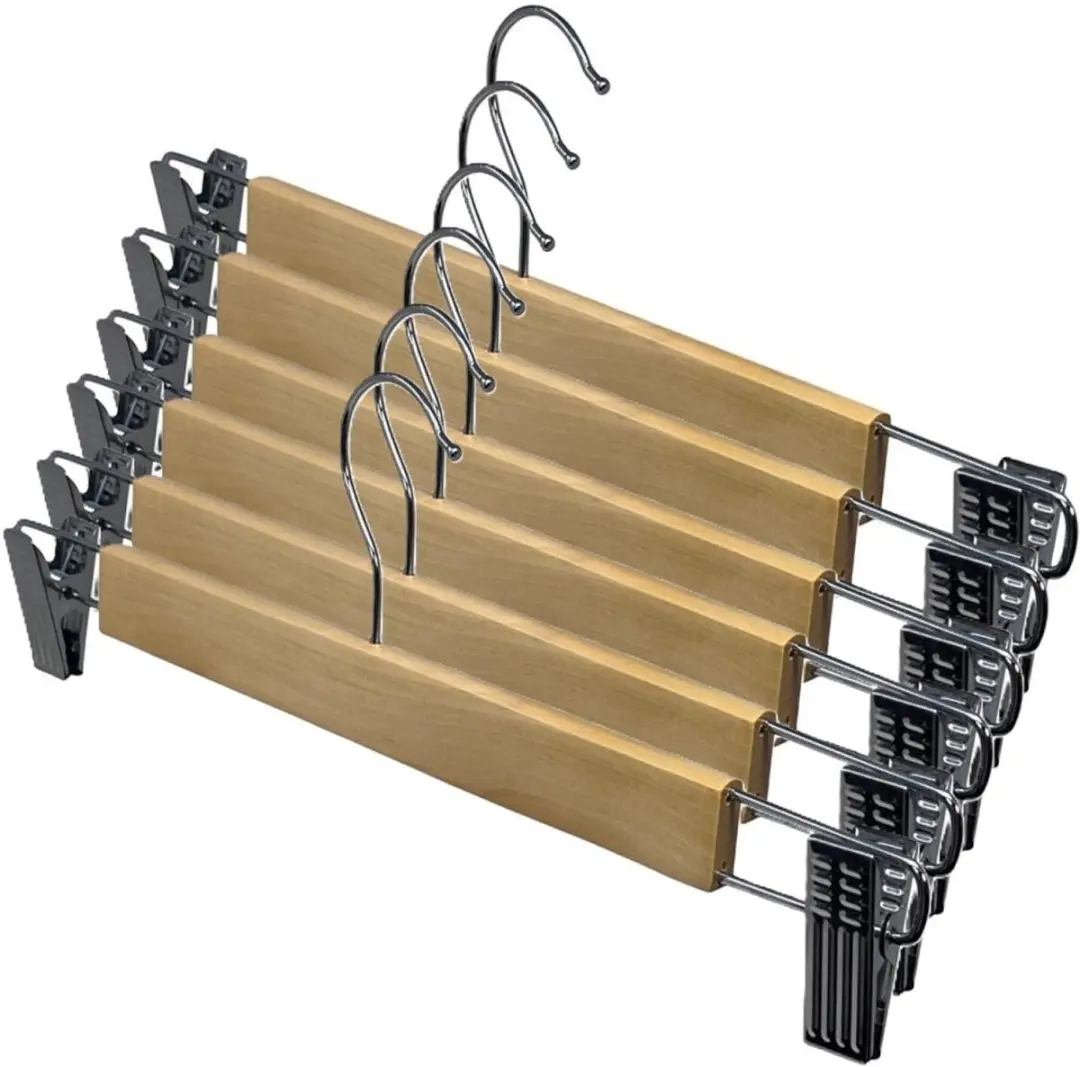 Excellent Houseware Houten Kledinghangers 33cm