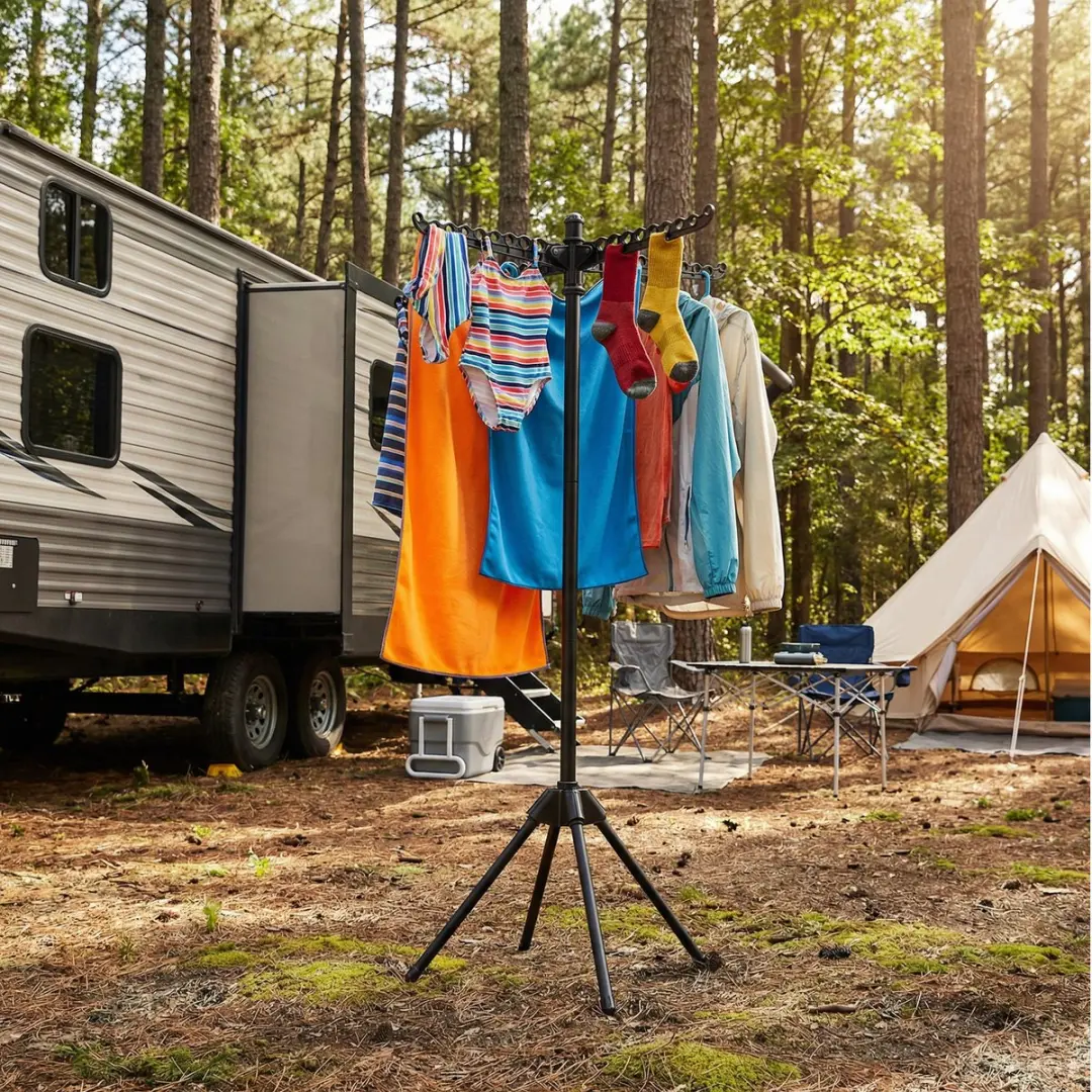 Songmics LLR510B01 Wasrek RVS - 4 Poten - Zwart