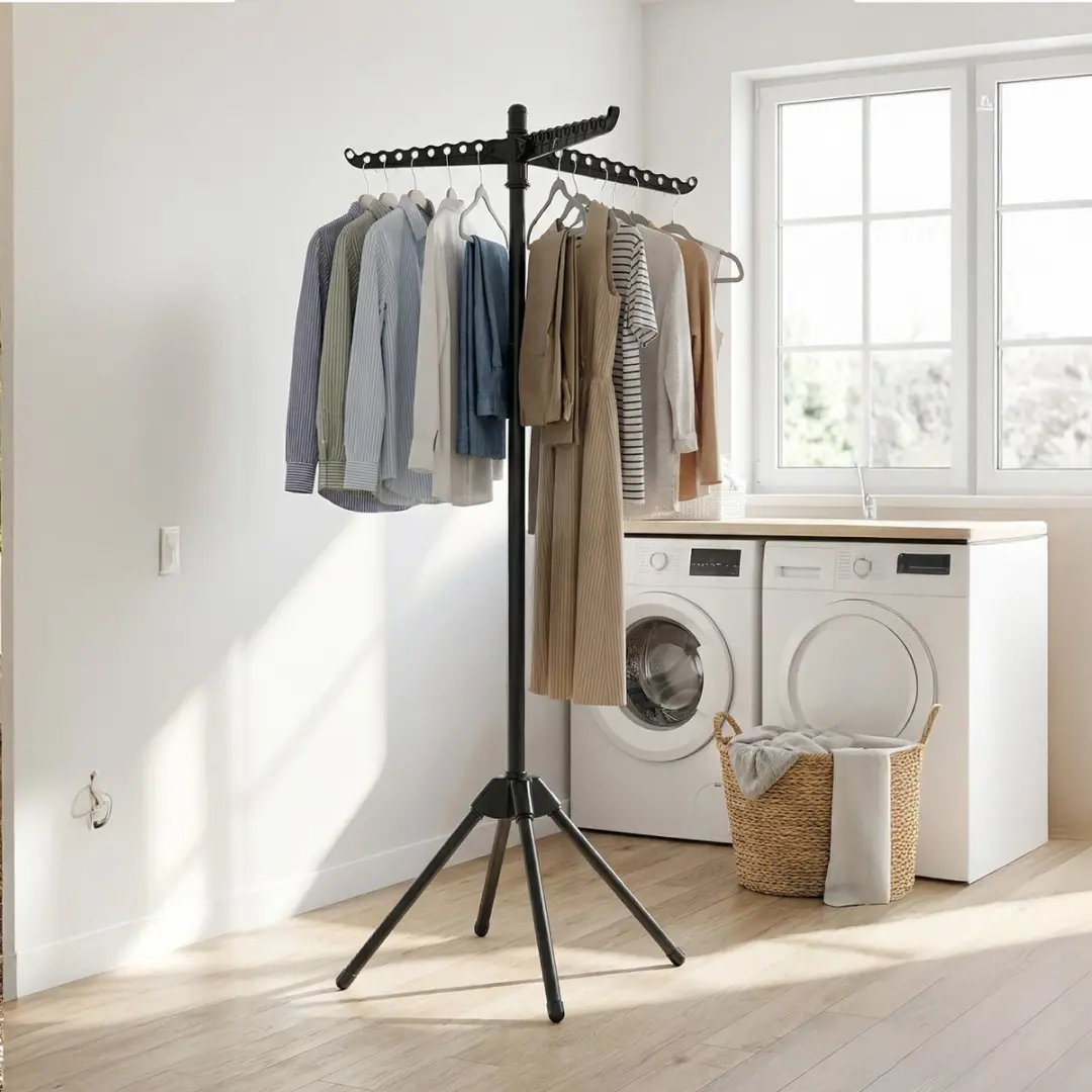 Songmics LLR510B01 Wasrek RVS - 4 Poten - Zwart - afbeelding 6 van 6