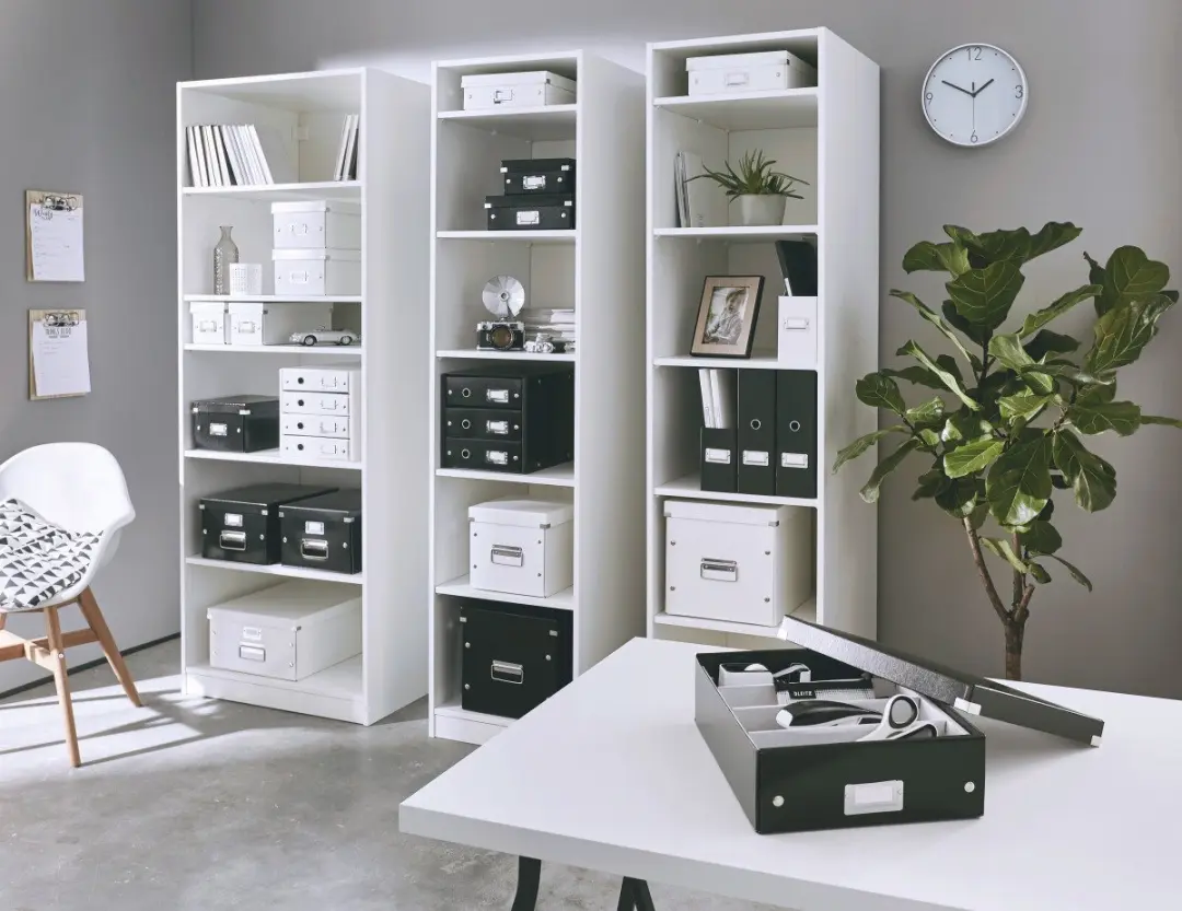 Leitz Wow Click & Store Kubus Grote Opbergdoos 30L - Wit