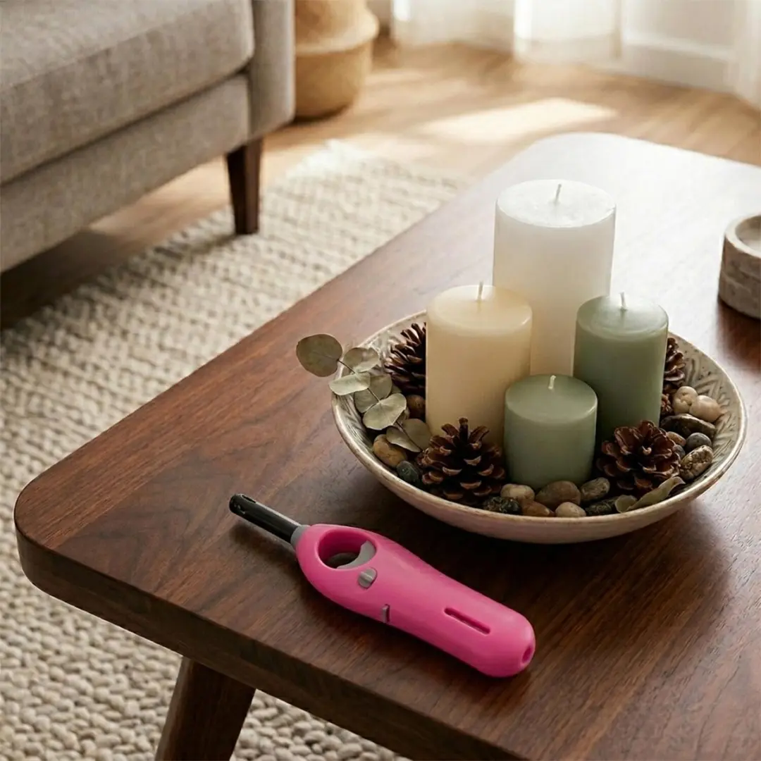 Cosy&Trendy Gasaansteker - 3 Stuks - Roze - 18,5 cm