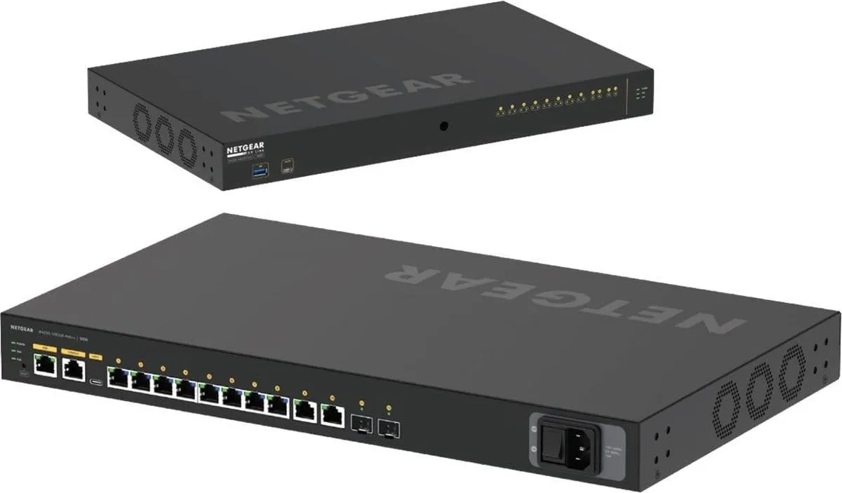 Netgear GSM4212UX-100EUS Switch - 10 Poorten - 60 Gbps - afbeelding 6 van 6