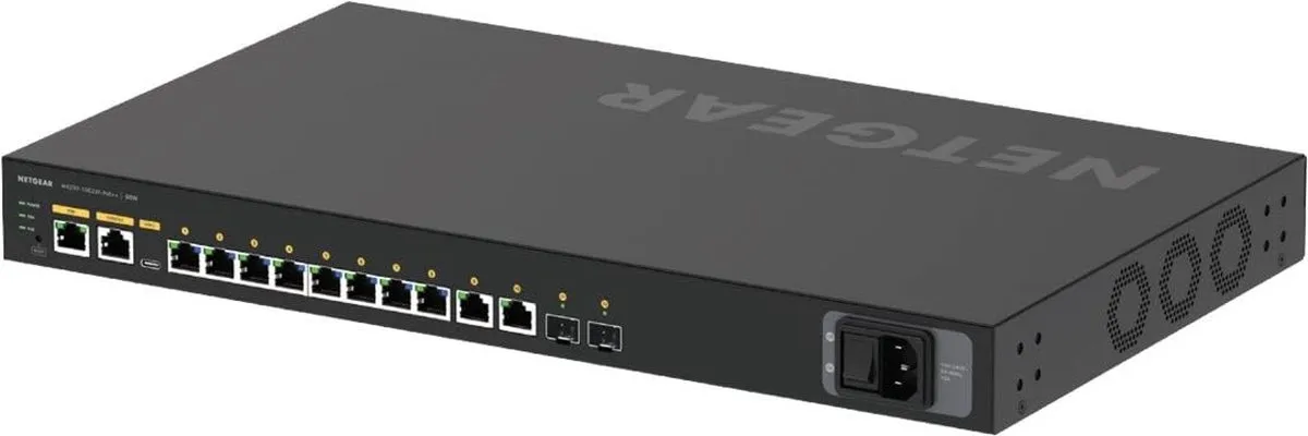 Netgear GSM4212UX-100EUS Switch - 10 Poorten - 60 Gbps