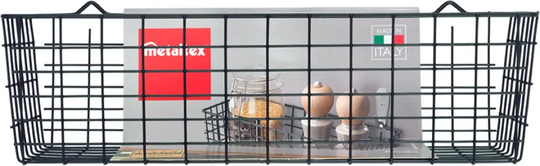 Metaltex Mandje Koala Opbergmand - 33x9x12cm - Zwart
