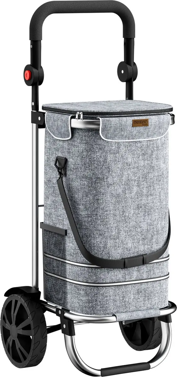 Monzana 2in1 Boodschappentrolley 56L