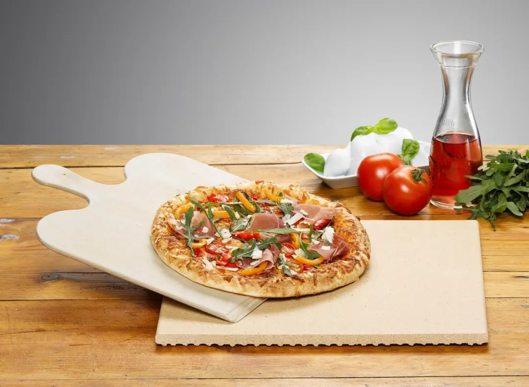 Rommelsbacher PS 16 Pizza- en Broodbaksteenset - 35cm - Beige