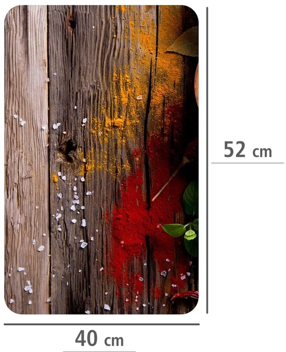 Wenko Spices Afdekplaten Glas 52x40cm - 2-delig