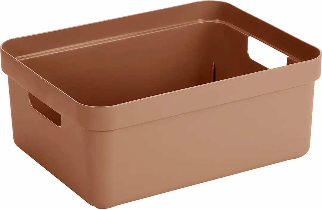 Sunware Sigma Opbergbox 24L - 2 Stuks - Terracotta