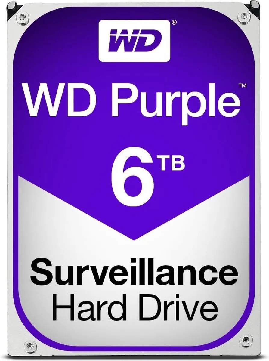 Western Digital Purple WD60PURX Interne Harde Schijf 6TB
