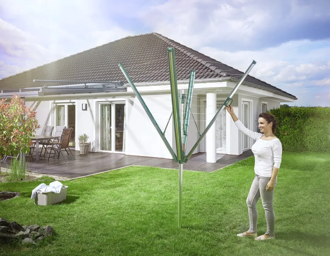 Leifheit Linomatic Plus 500 Droogmolen 50m - Zilver