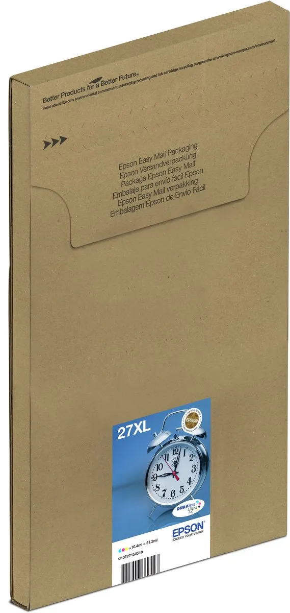 Epson DURABrite Ultra Alarmklok Multipack 3x XL - Cyaan/Magenta/Geel