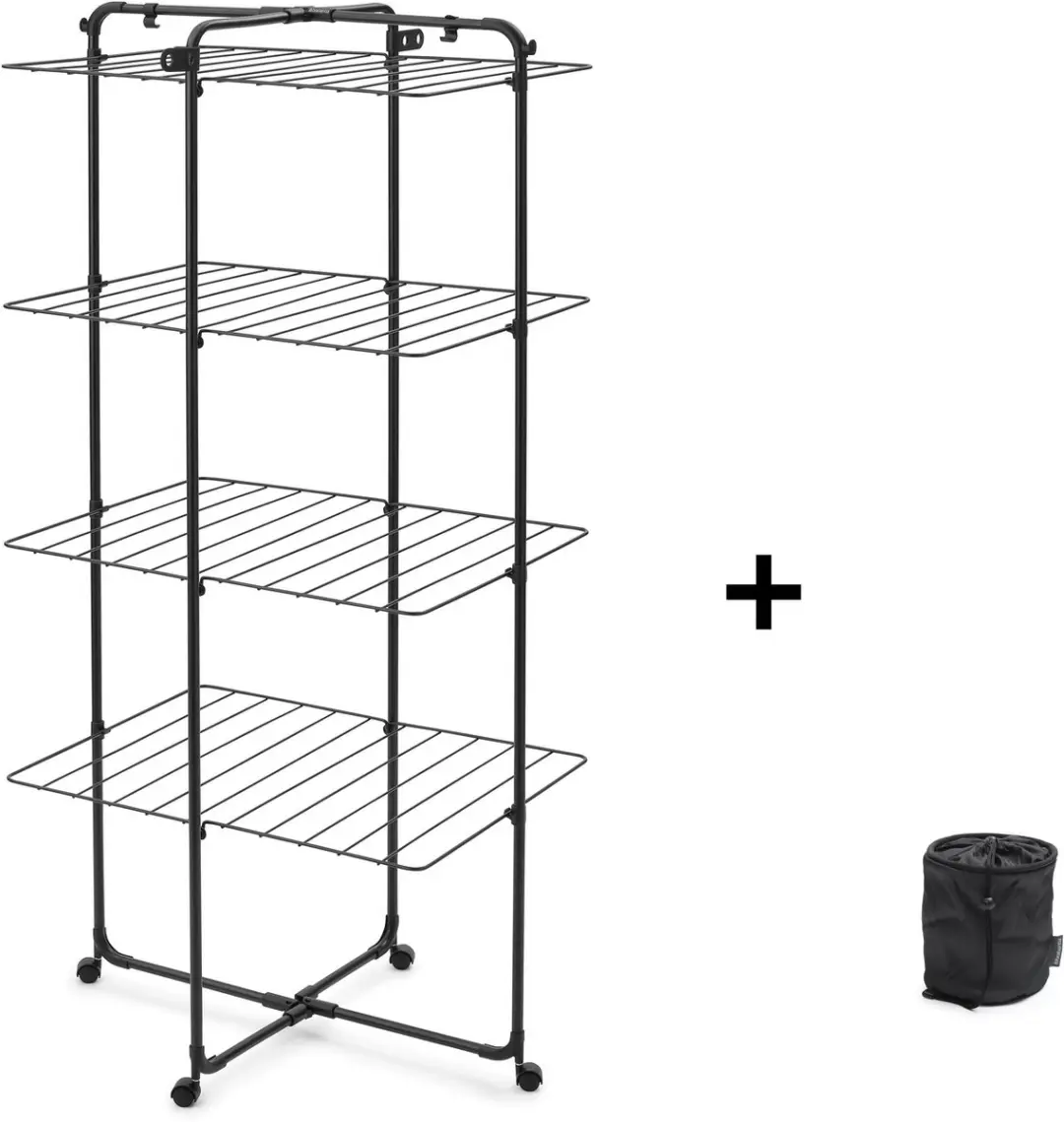 Brabantia HangOn Droogtoren 30m Matt Black